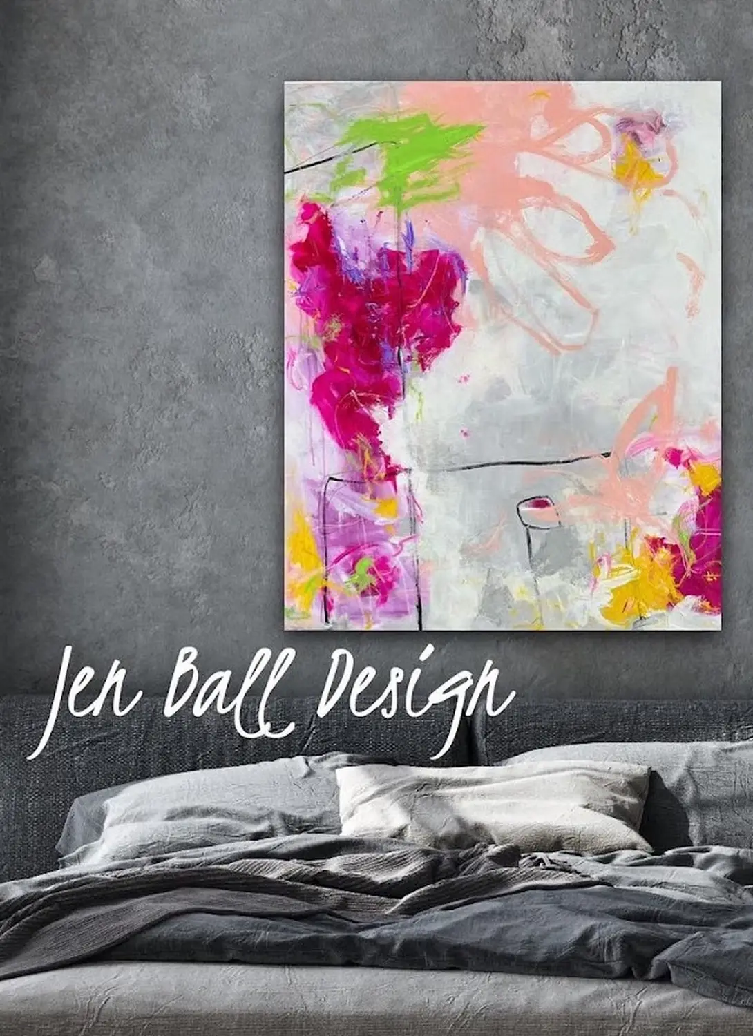 Jen Ball Design-Malerei-Bloom Fall