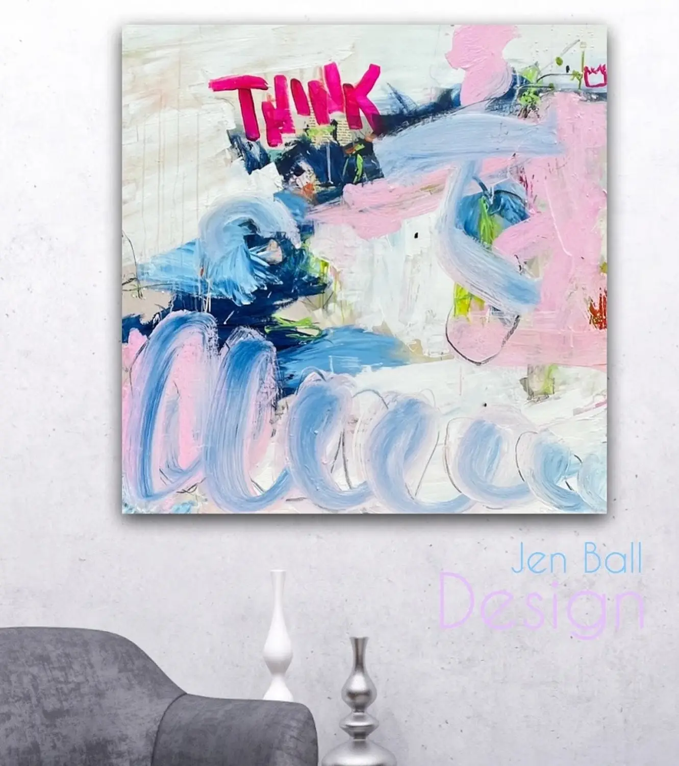 Jen Ball Design- Malerei-Think