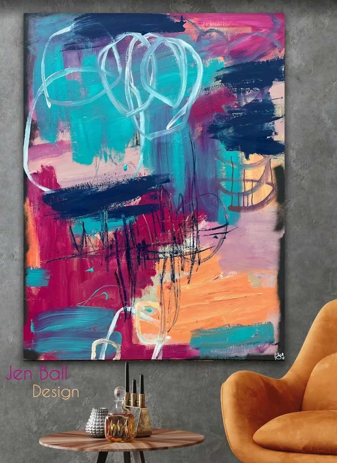 Jen Ball Design- Malerei-Cruisin