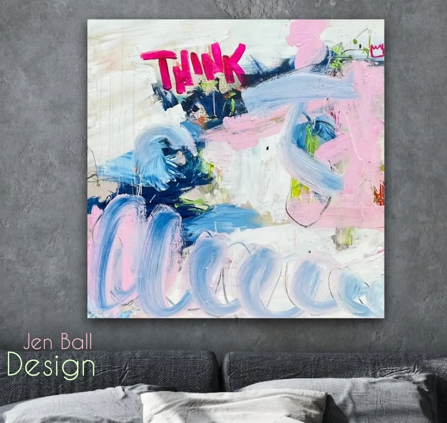 Jen Ball Design- Malerei-Think