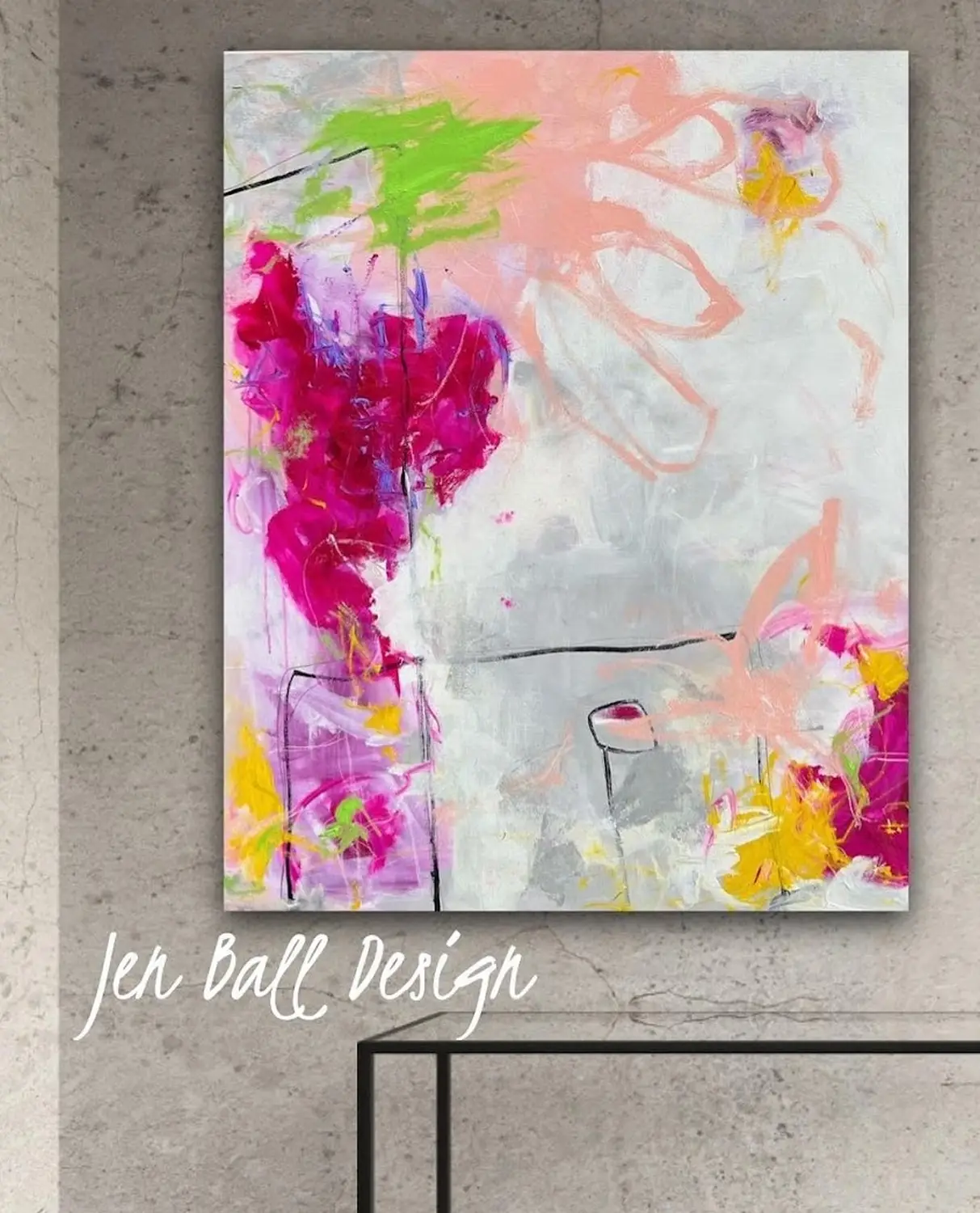 Jen Ball Design- Malerei-Bloom Fall