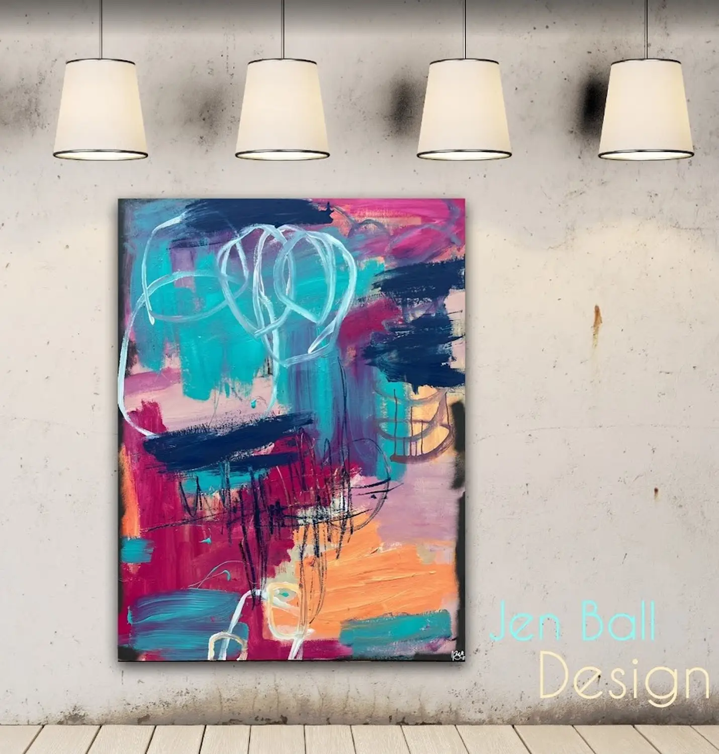 Jen Ball Design- Malerei-Cruisin
