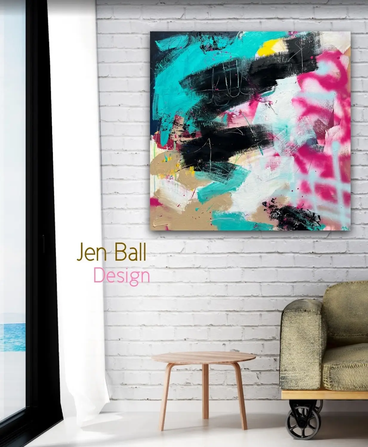 Jen Ball Design-Malerei-Spring love